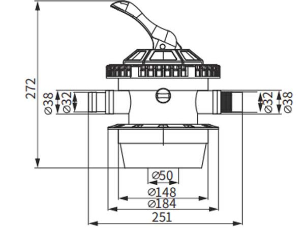 Bình lọc cát Glong PW-800 (Van Đứng 2.0") Bình lọc cát Glong PW-800 (Van Đứng 2.0")