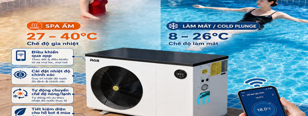 Hệ Thống Kiểm Soát Nhiệt Độ Hồ Bơi: Gia Nhiệt, Làm Mát Và Tối Ưu Năng Lượng A–Z Hệ Thống Kiểm Soát Nhiệt Độ Hồ Bơi: Gia Nhiệt, Làm Mát Và Tối Ưu Năng Lượng A–Z