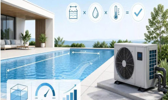 Tính Công Suất Heat Pump Hồ Bơi: Tải Nhiệt, COP, Delta T Và Chi Phí Điện