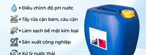 HCl Là Gì? Tính Chất, Độ Ăn Mòn Và Ứng Dụng Hạ pH Trong Xử Lý Nước HCl Là Gì? Tính Chất, Độ Ăn Mòn Và Ứng Dụng Hạ pH Trong Xử Lý Nước