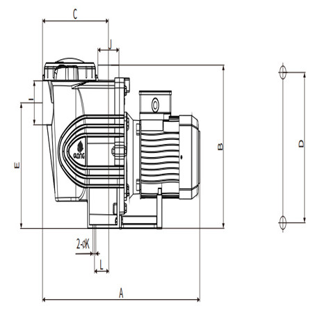 Máy Bơm Hồ Bơi 2HP Glong PPC50-200 (1.5kW) Máy Bơm Hồ Bơi 2HP Glong PPC50-200 (1.5kW)