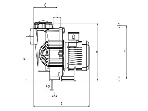 Máy Bơm Hồ Bơi 2HP Glong PPC50-200 (1.5kW)