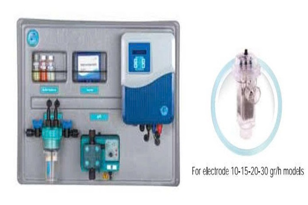 Các biến thể máy điện phân muối GSCN với bảng điều khiển pH redox