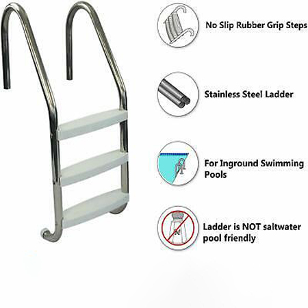 Cầu thang Inox bể bơi
