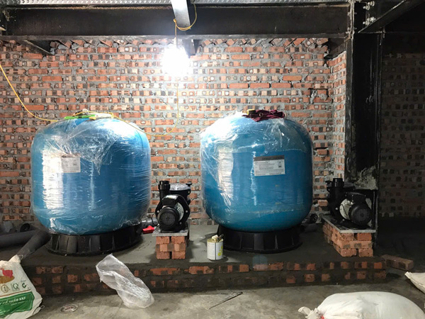 Bình lọc bể bơi Cát Bà