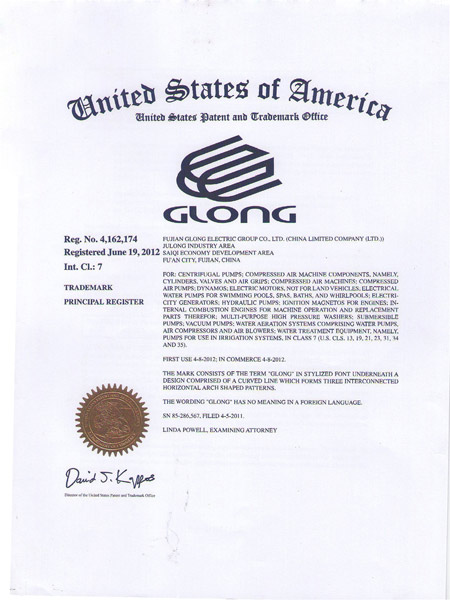 Chứng chỉ chất lượng Glong